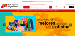 Desktop Screenshot of papeleriayvarios.com