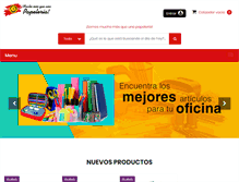 Tablet Screenshot of papeleriayvarios.com